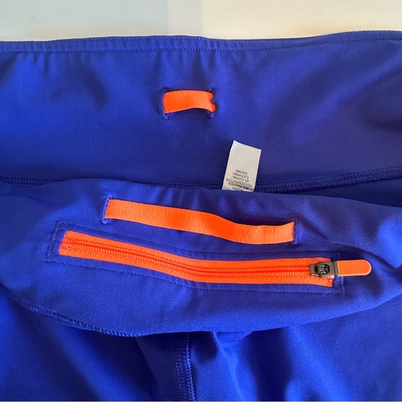 Under Armour Fly By Capri Leggins Womens Size XL Compression Blue Orange - Picture 7 of 12